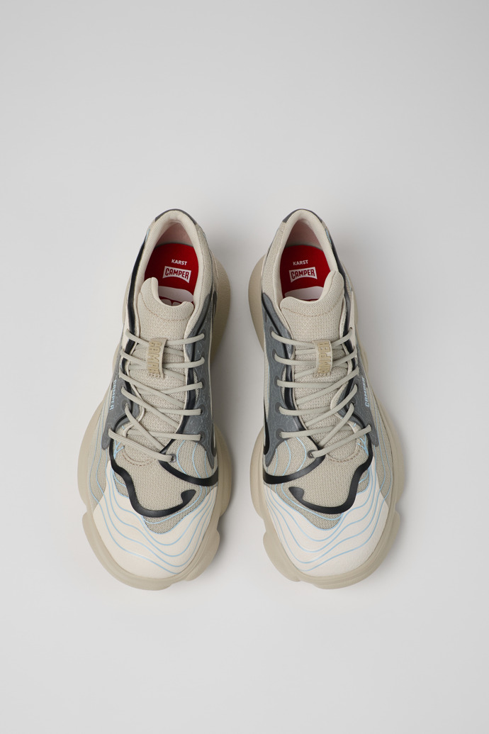 Camper Karst - Mehrfarbiger Herrensneaker aus Textil