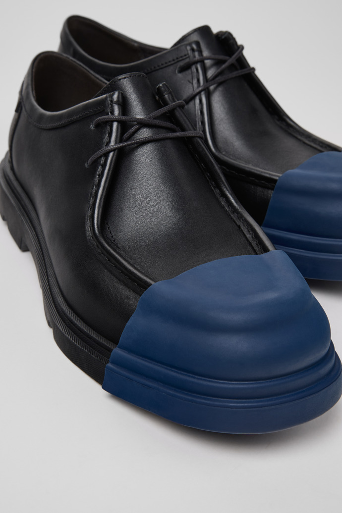 Camper Junction - Schwarzer Herrenschuh aus Leder.