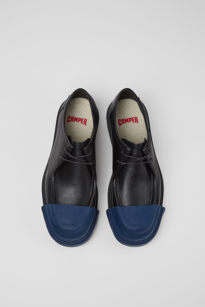 Camper Junction - Schwarzer Herrenschuh aus Leder.