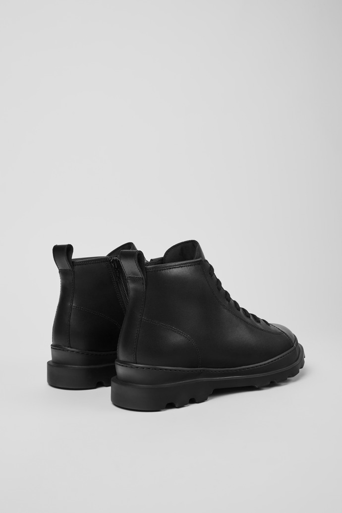 Camper Brutus - Schwarze Herrenstiefelette aus Leder
