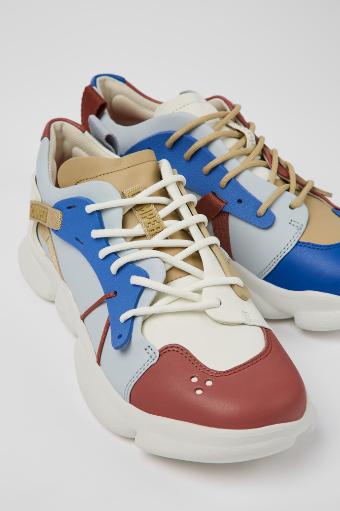Camper Twins - Mehrfarbige Damensneaker aus Leder/Textil