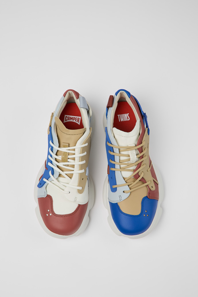 Camper Twins - Mehrfarbige Damensneaker aus Leder/Textil