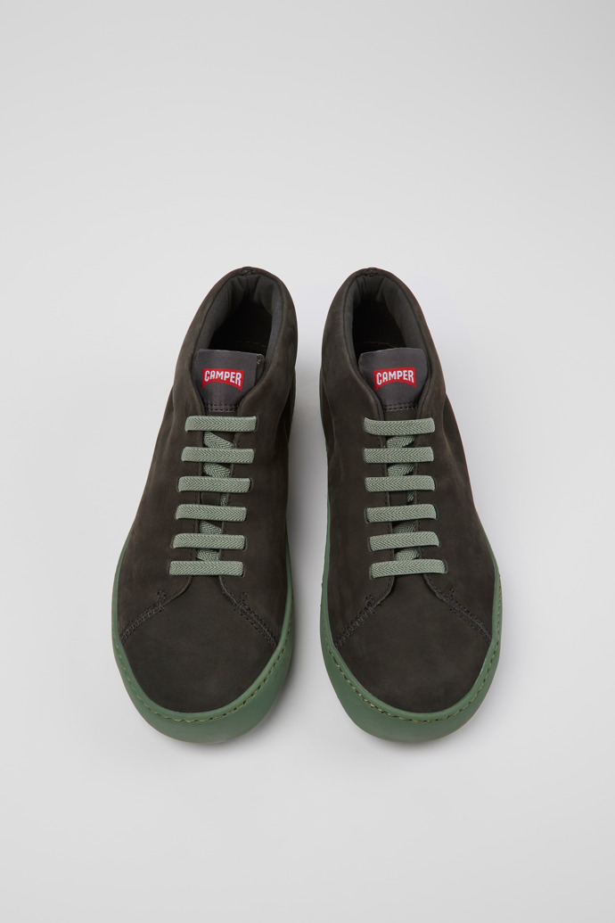 Camper Peu Touring - Grauer Herrensneaker aus Nubukleder