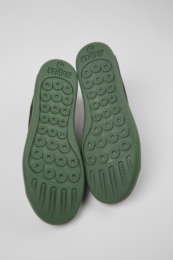 Camper Peu Touring - Grauer Herrensneaker aus Nubukleder