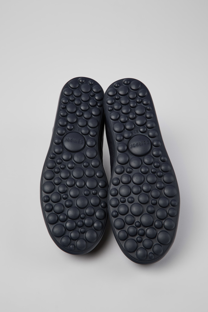 Camper Pelotas XLite - Blauer Herrenschuh aus Textil und Nubukleder.
