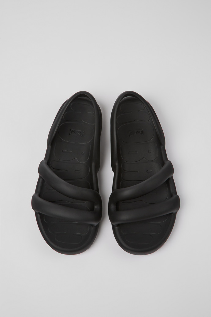 Camper Kobarah Flat Wide - Schwarze Sandalen EXTRALIGHT für Herren.