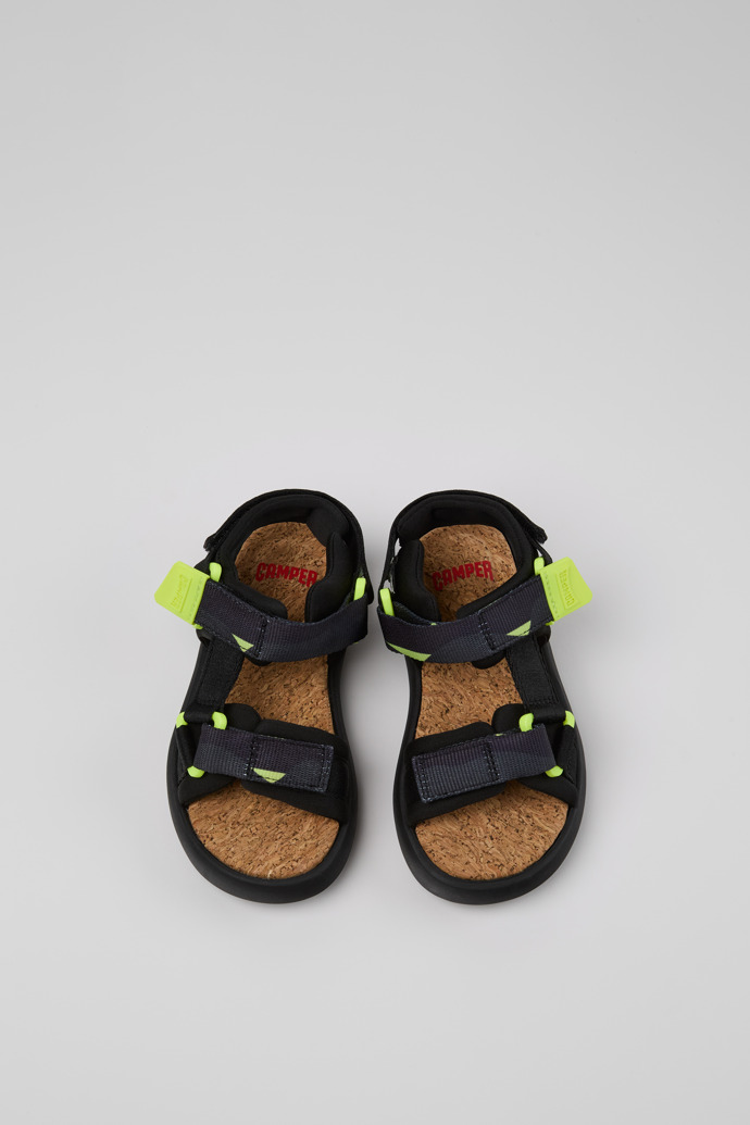 Camper Pelotas Flota - Mehrfarbige Kindersandalen aus Recycling-PET.
