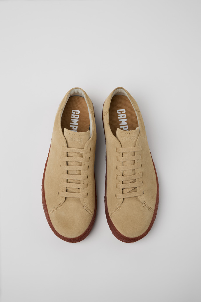 Camper Peu Terreno - Beiger Herrenschuh aus Nubukleder.
