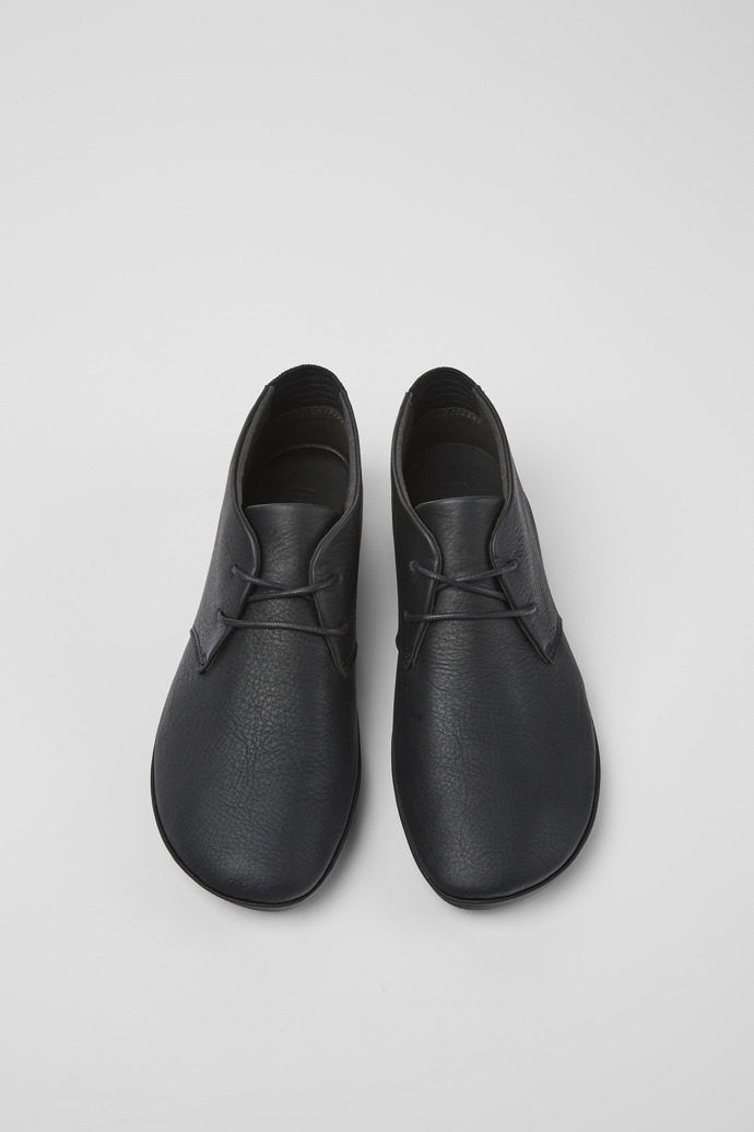 Camper Right Nina - Schwarze Lederstiefeletten für Damen.