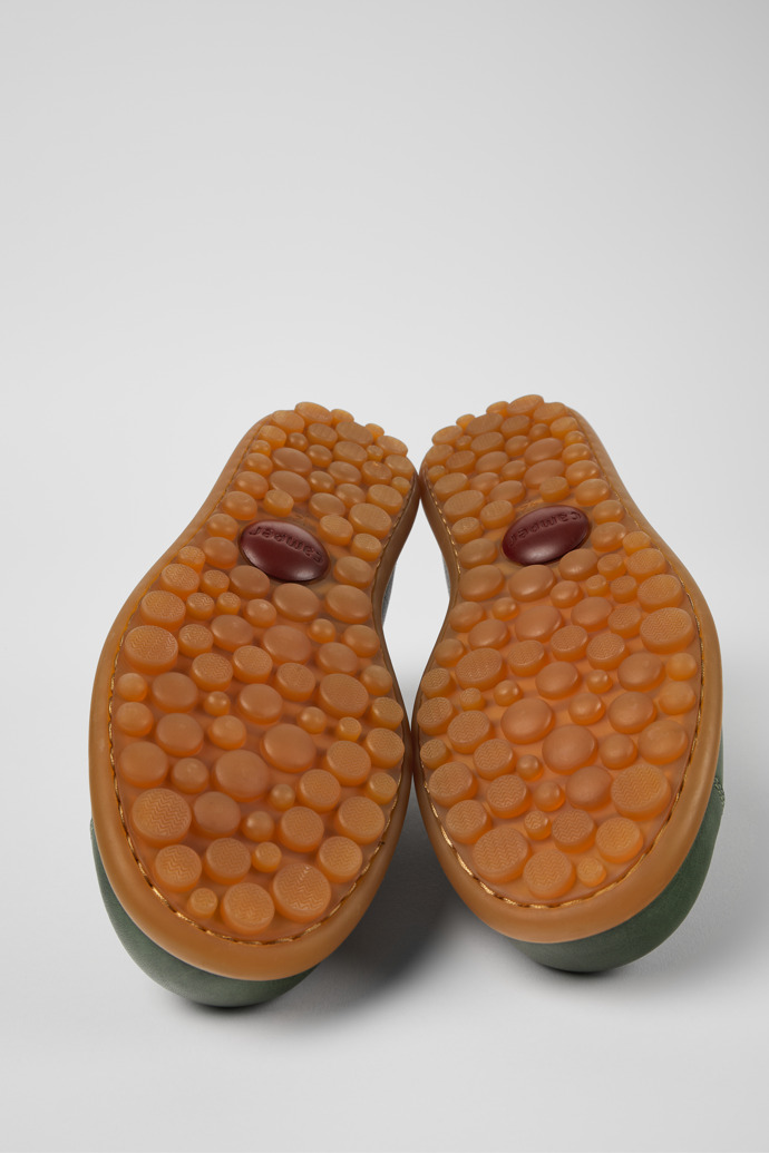 Camper Pelotas - Grüner Herrenschuh aus pflanzlich gegerbtem Leder