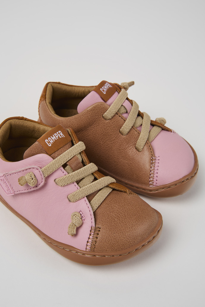 Camper Twins - Mehrfarbige Kinderschuhe aus Leder.