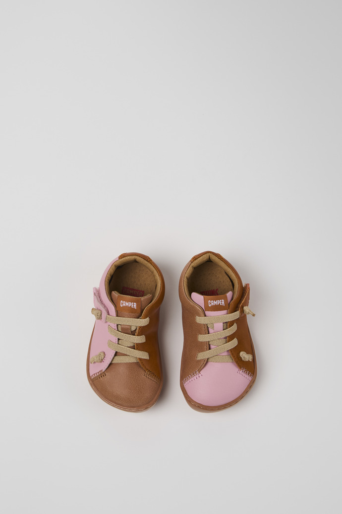 Camper Twins - Mehrfarbige Kinderschuhe aus Leder.
