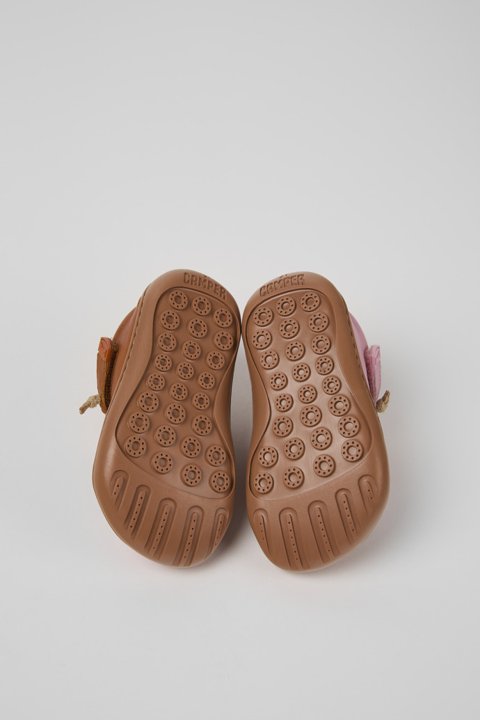 Camper Twins - Mehrfarbige Kinderschuhe aus Leder.
