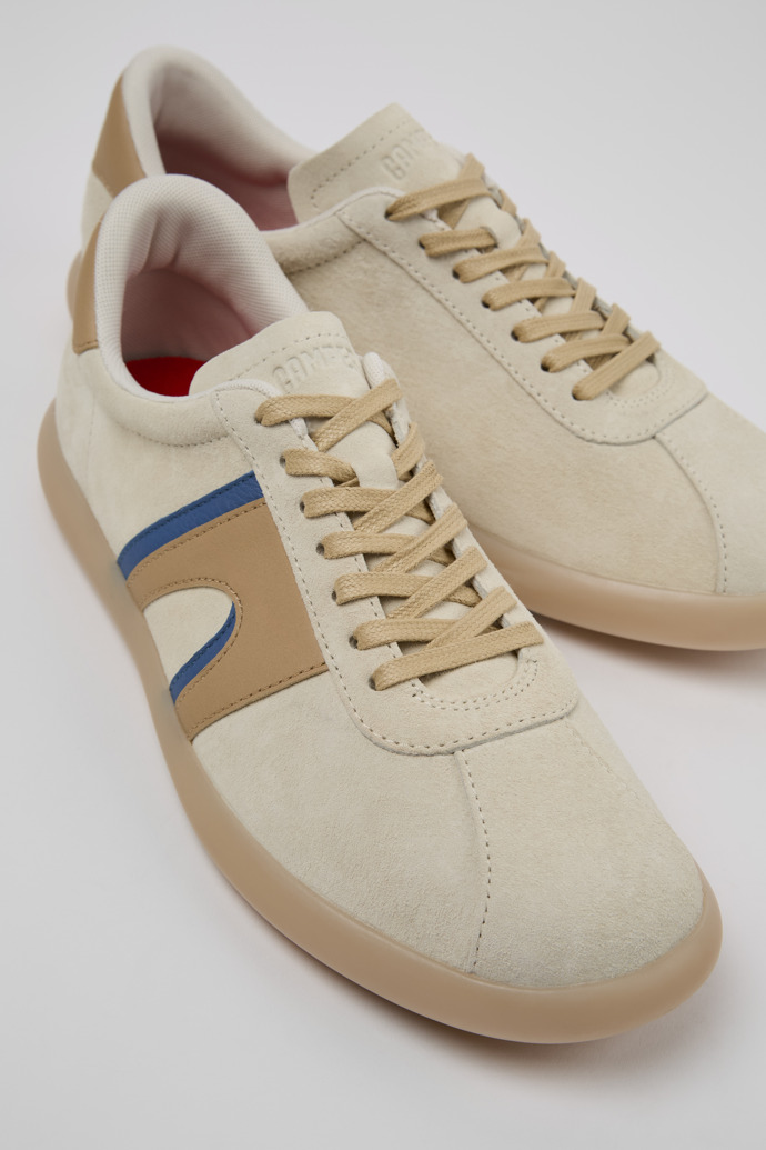 Camper Pelotas Soller - Mehrfarbiger Herrensneaker aus Nubukleder und Leder.