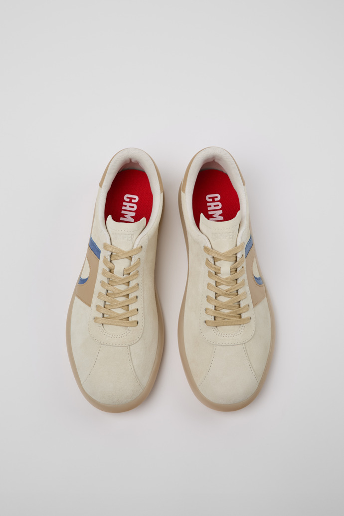 Camper Pelotas Soller - Mehrfarbiger Herrensneaker aus Nubukleder und Leder.