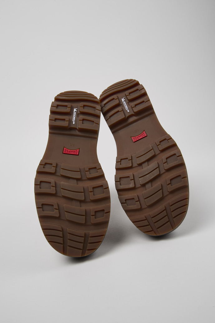 Camper Brutus Trek MICHELIN - Brauner Damenstiefel aus Nubukleder