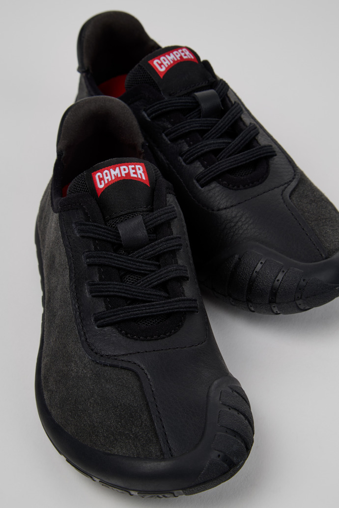 Camper Peu Path - Mehrfarbige Kindersneaker aus Nubukleder und Leder.