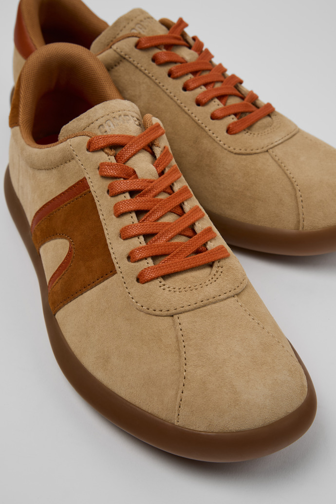Camper Twins - Mehrfarbiger Herrensneaker aus Nubukleder.