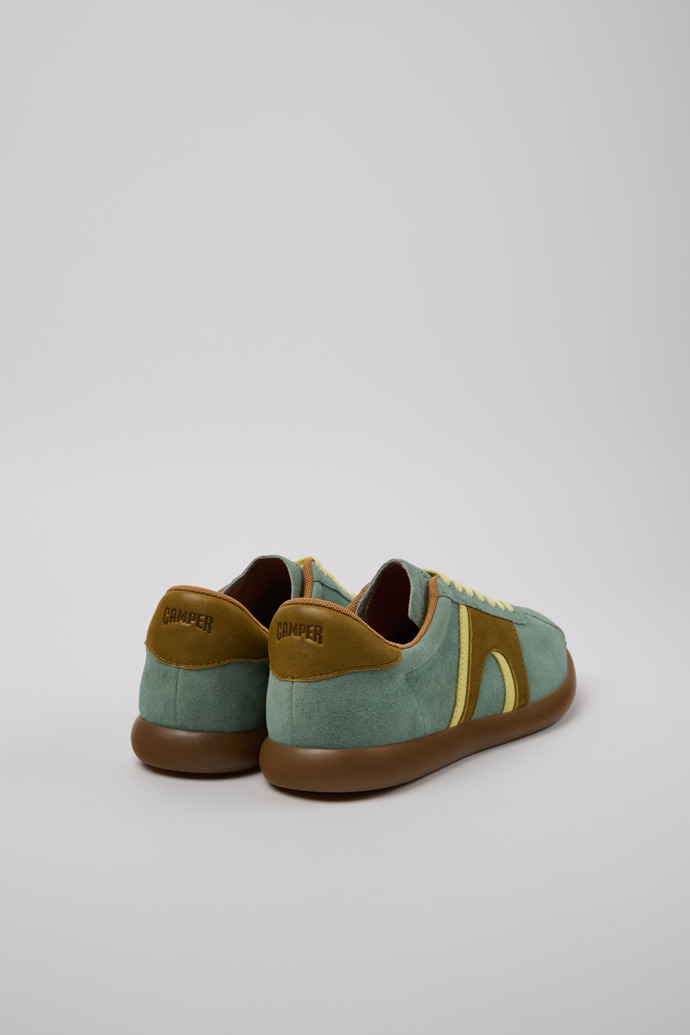 Camper Pelotas Soller - Mehrfarbiger Herrensneaker aus Nubukleder und Leder.
