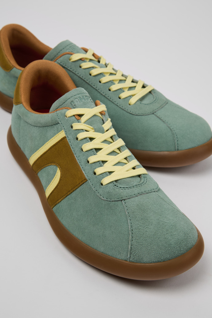 Camper Pelotas Soller - Mehrfarbiger Herrensneaker aus Nubukleder und Leder.