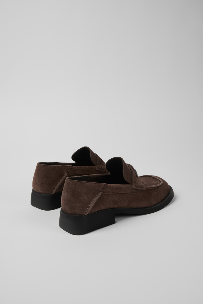 Camper Dana - Braune Damenballerinas aus Nubukleder.