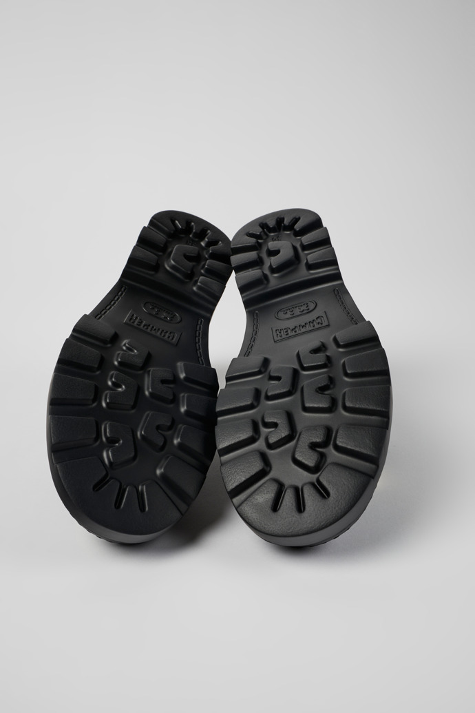 Camper Brutus - Schwarzer Lederschuh im Mary-Jane-Stil