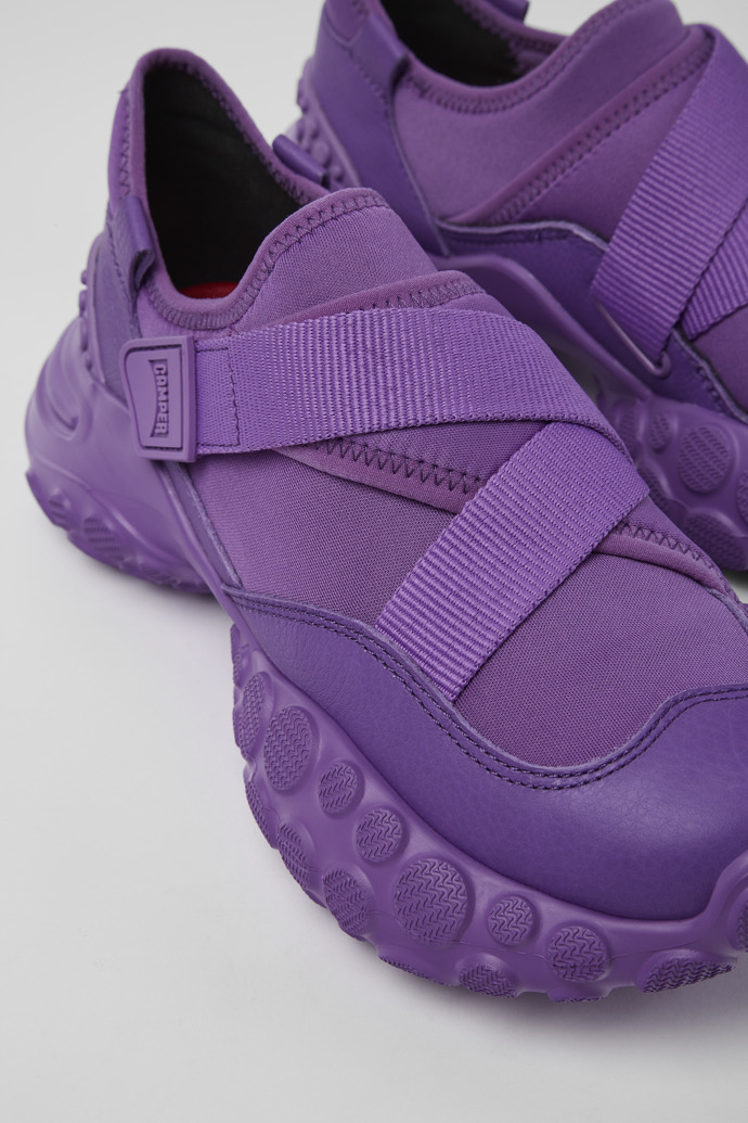 Camper Pelotas Mars - Violette Damensneaker aus Textil/Leder