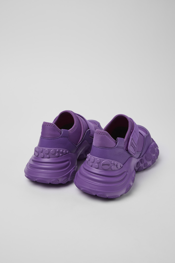 Camper Pelotas Mars - Violette Damensneaker aus Textil/Leder