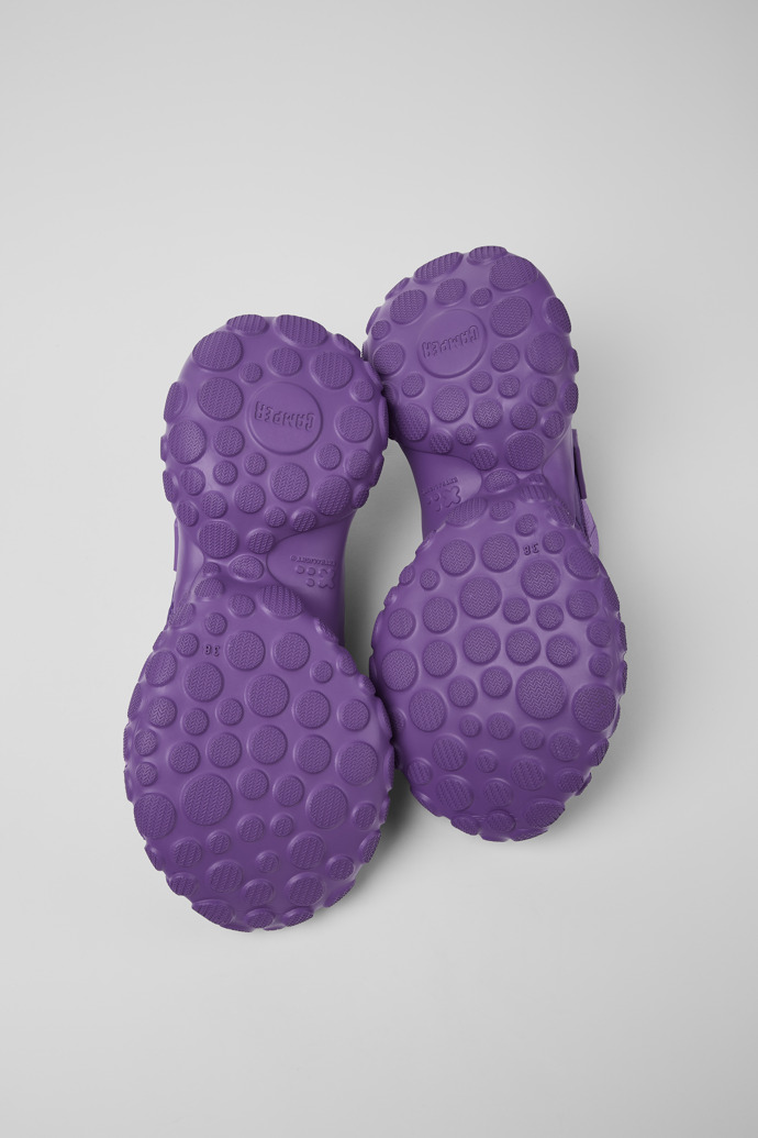 Camper Pelotas Mars - Violette Damensneaker aus Textil/Leder