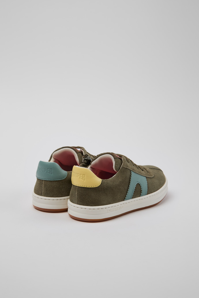 Camper Twins - Mehrfarbige Kindersneaker aus Nubukleder und Leder.
