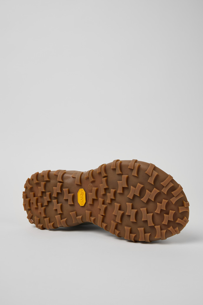 Camper Drift Trail Sandal - Grüne Ledersandalen für Damen.