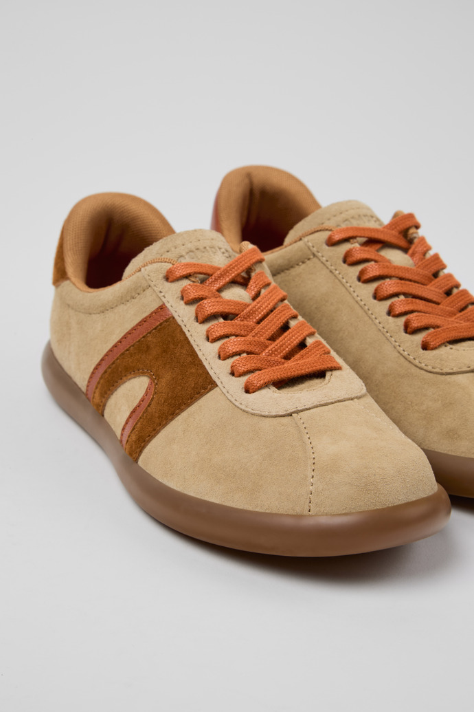 Camper Twins - Mehrfarbiger Damensneaker aus Nubukleder.