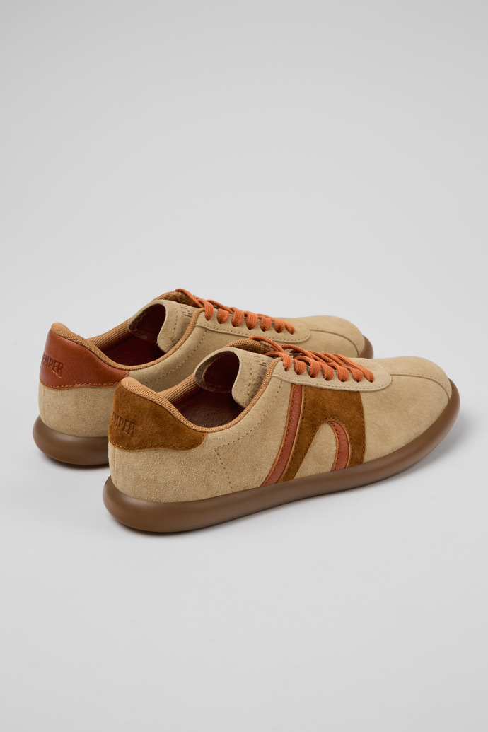 Camper Twins - Mehrfarbiger Damensneaker aus Nubukleder.