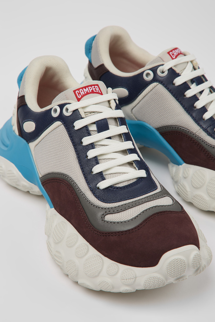 Camper Pelotas Mars - Bunter Damensneaker aus Nubukleder und Textil