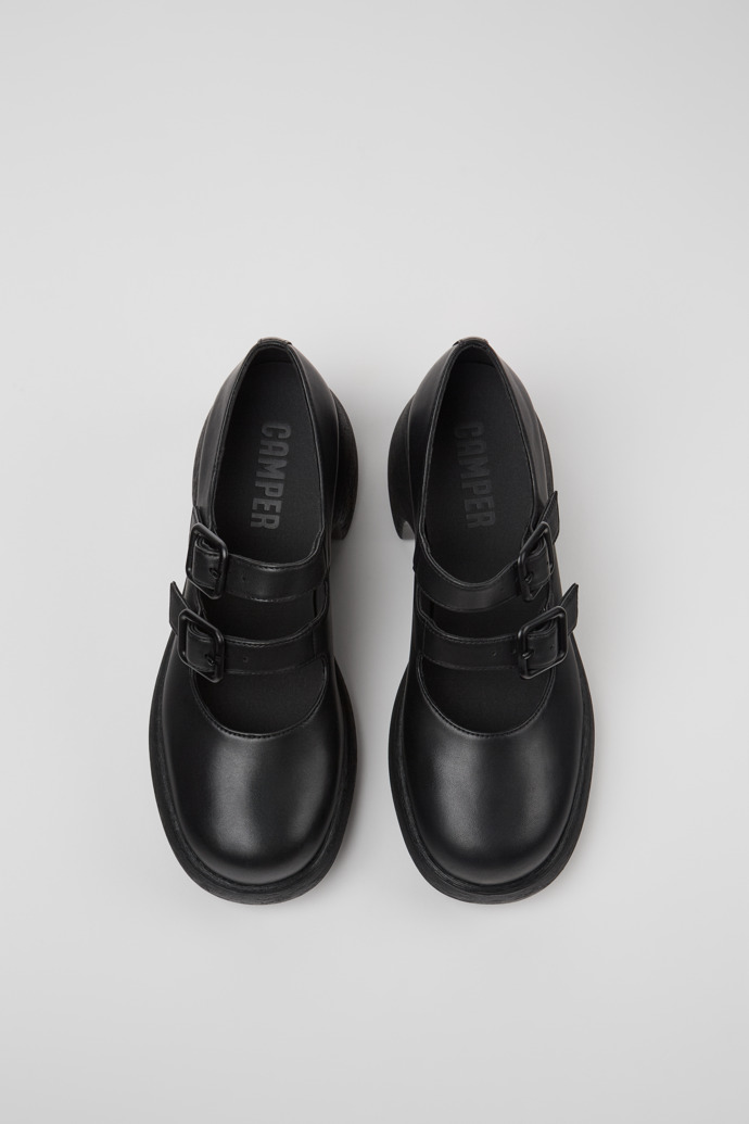 Camper Thelma - Schwarzer Damenschuh aus Leder.