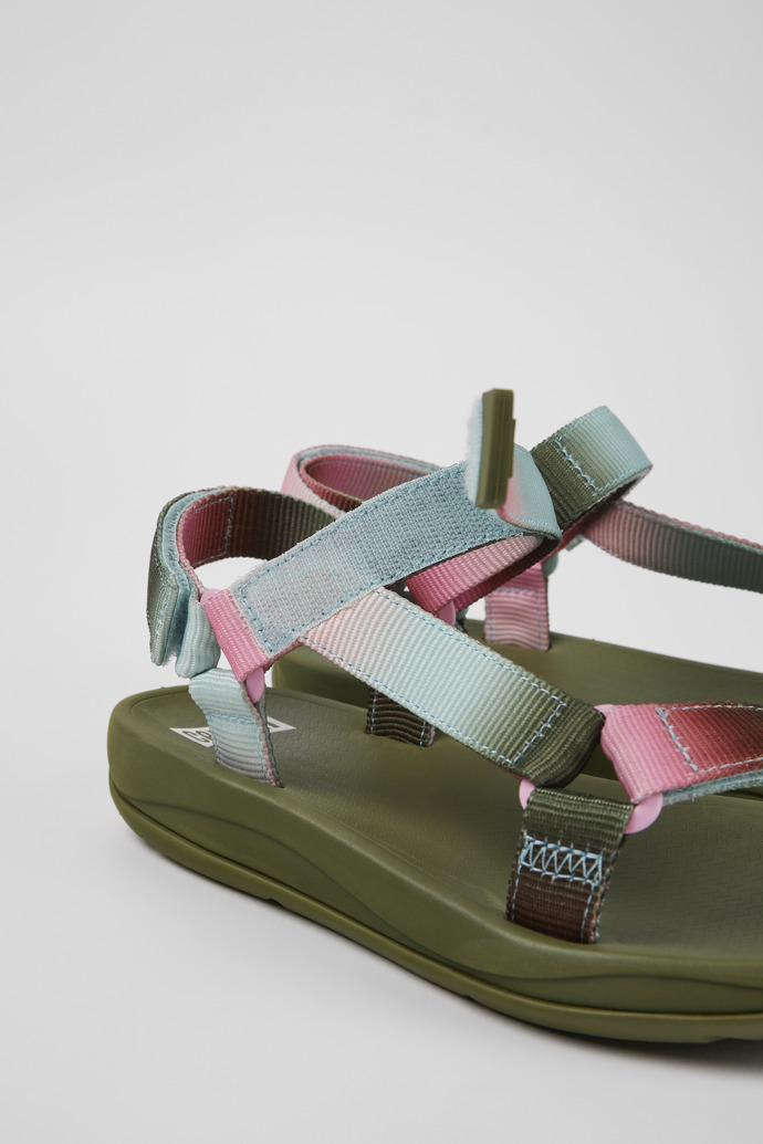 Camper Twins - Mehrfarbige Damensandalen aus Textil