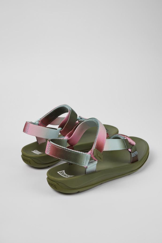 Camper Twins - Mehrfarbige Damensandalen aus Textil