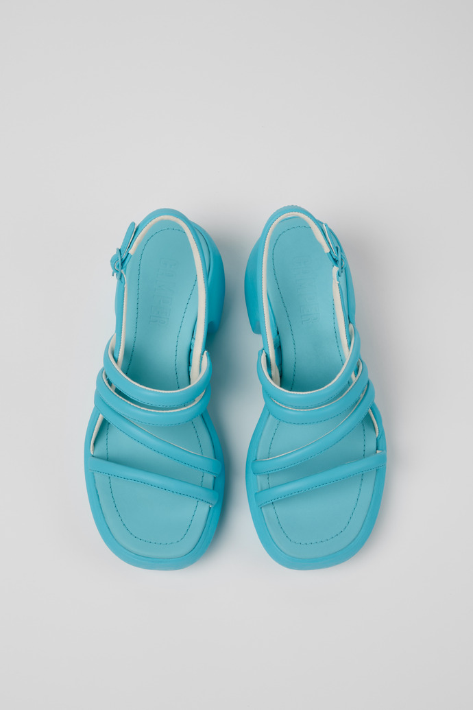 Camper Thelma Sandal - Blaue Ledersandale für Damen.