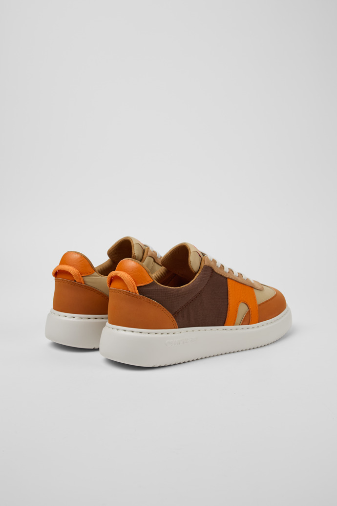 Camper Runner K21 Sorona® - Mehrfarbige Damessneaker aus Recycling-PET und Nubukleder.