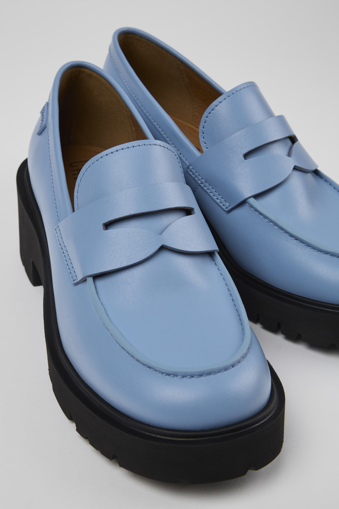Camper Milah - Blaue Lederloafer für Damen