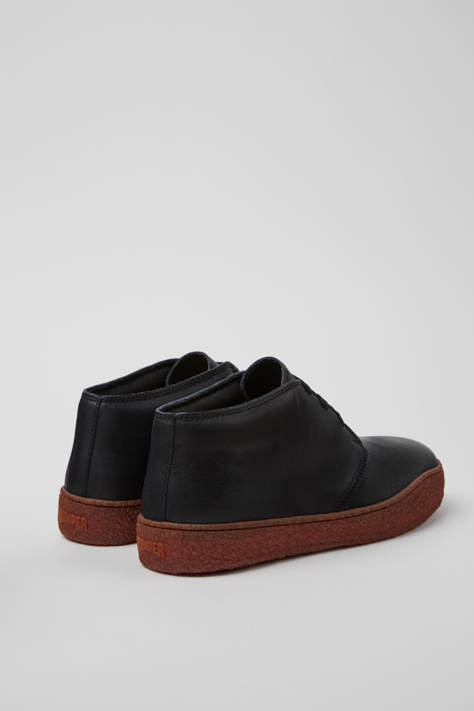 Camper Peu Terreno - Schwarze Lederstiefelette für Herren.