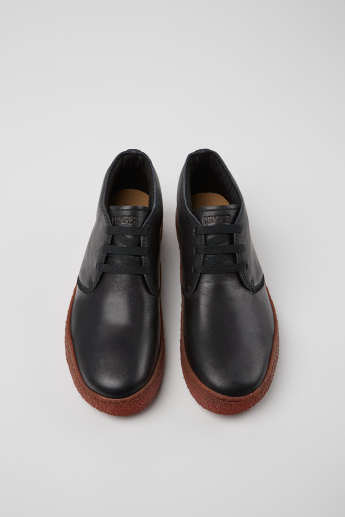 Camper Peu Terreno - Schwarze Lederstiefelette für Herren.