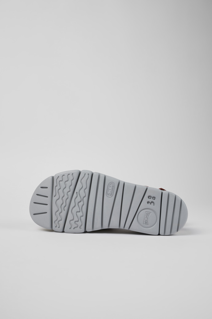 Camper Oruga Up - Rote Ledersandalen für Damen