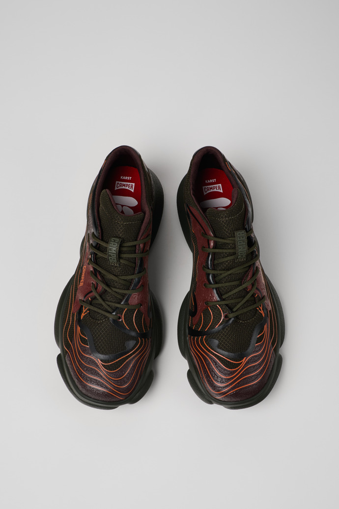 Camper Karst - Mehrfarbiger Herrensneaker aus Textil
