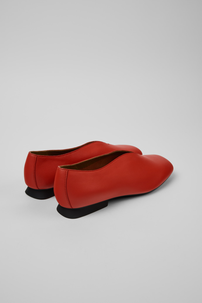 Camper Casi Myra - Roter Lederschuh für Damen.