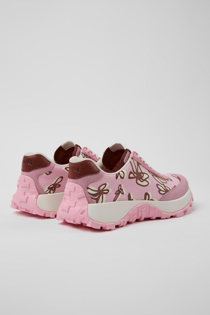 Camper Drift Trail VIBRAM - Mehrfarbige Damensneaker aus Recycling-PET und Nubukleder.