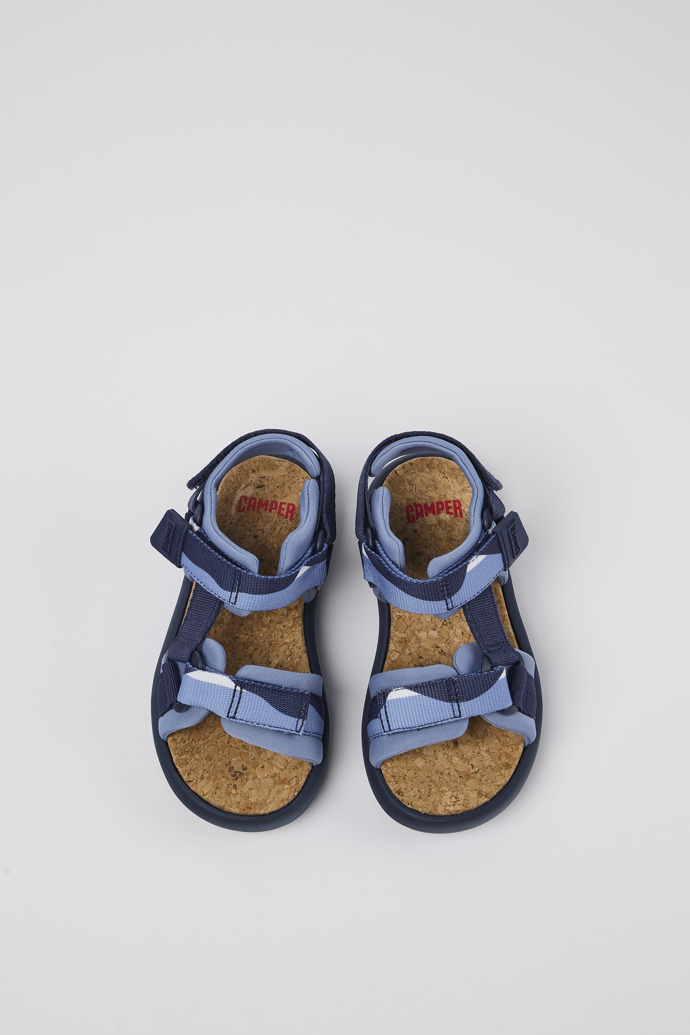 Camper Pelotas Flota - Blaue Textilsandalen