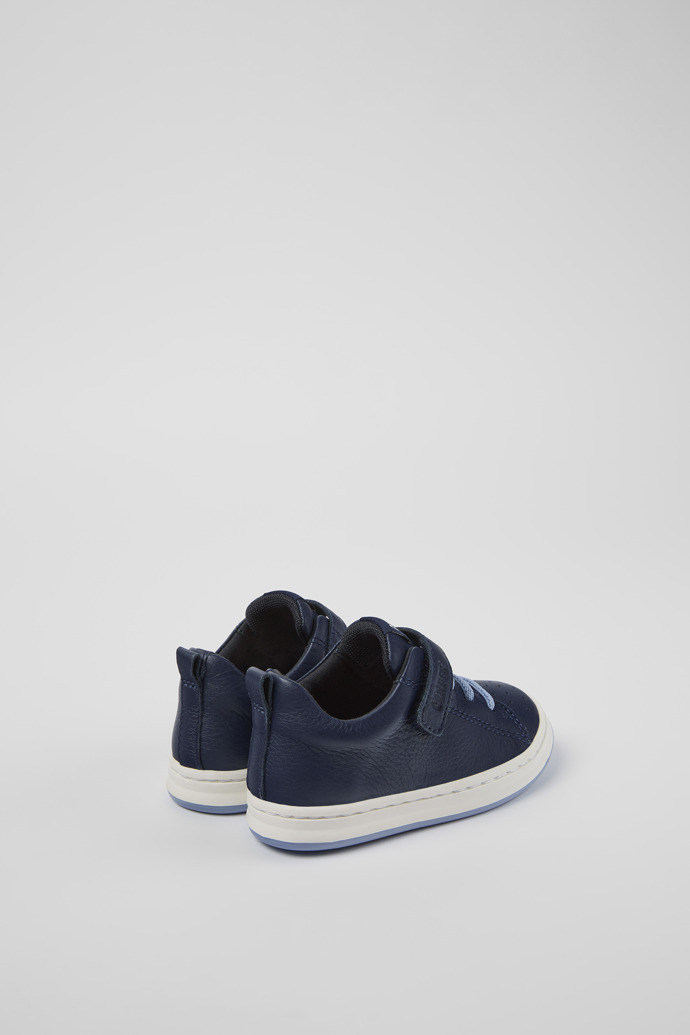 Camper Runner - Blauer Ledersneaker