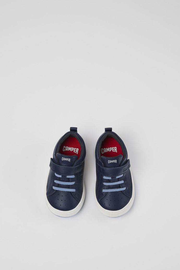 Camper Runner - Blauer Ledersneaker