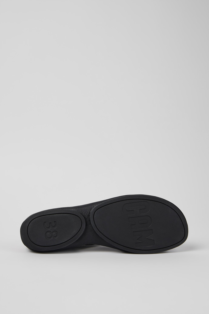 Camper Right - Schwarze Ledersandalen für Damen.